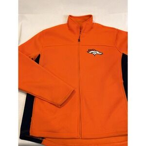 Orange Full-Zip Sweater